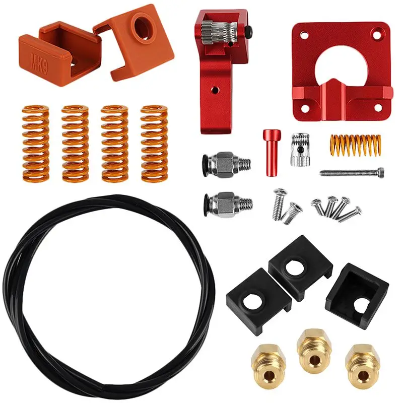 Нагревательный блок силиконовый чехол Mk7/Mk8/Mk9 Hotend для Ender 3 &amp Creality Cr-10S Pro Ender-3 Ptfe