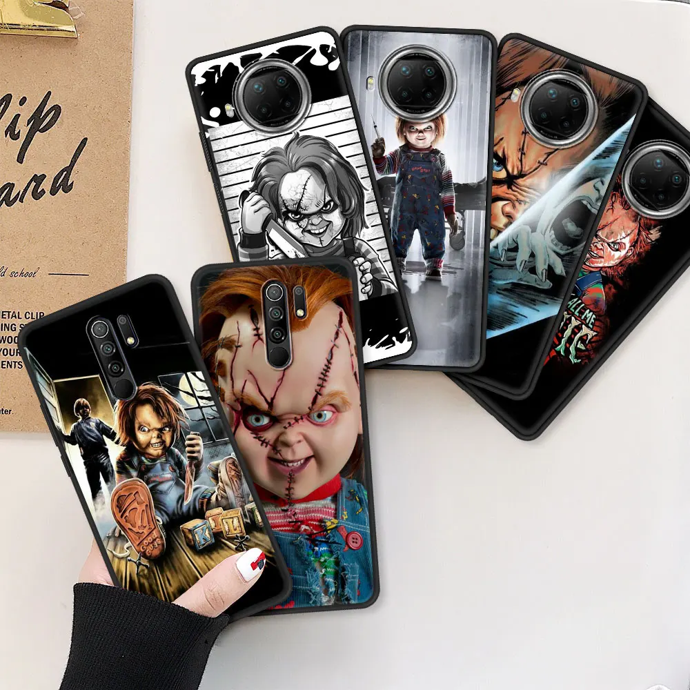 

Horror Movie Chucky Phone Case for Xiaomi Redmi Note 9S 9 8 10 Pro 8T 9T Back Soft Casing 9C 9A 7A K40 Coque Cell Bag
