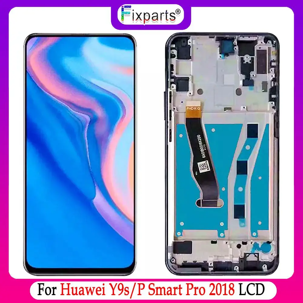 

100% Tested For Y9s Y9s LCD Touch Screen Digitizer With Frame Display 6.59 inch For Huawei P Smart Pro 2019 LCD