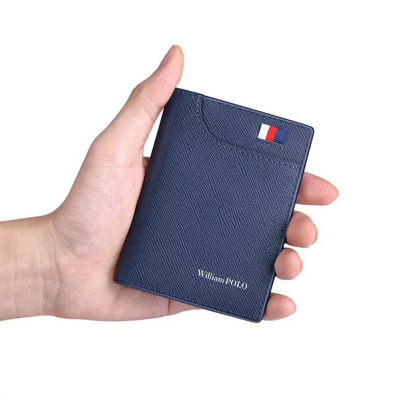 

Кожаная мини-сумка для карт, многофункциональный чехол для банковских карт, держатель для кредитных карт, мужской короткий кожаный кошелек,...