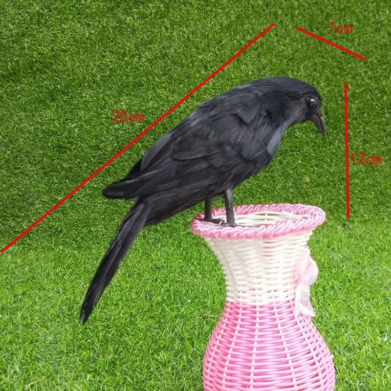 Реквизит для Хэллоуина лужайка яркая пернатая птица реалистичные садовые