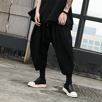 mens harun pants spring and autumn new urban youth fashion trend hip hop casual loose nine minute pants