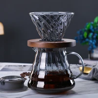 glass coffee maker set cloud pot contains coffee funnel can be directly heated plating gray color does not fade