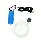 Портативный миниатюрный аквариум с USB Аквариум кислорода воздуха насос Mute энергосбережения компрессор водных Террариум аксессуары