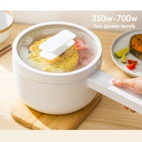 multifunctional electric cooker 1 5l capacity fast heating 700w electric cooking pot desktop mini hot pot portable skillet