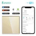 Настенные сенсорные выключатели BSEED с Wi-Fi, 123 клавиши, умные выключатели света, беспроводной контроллер с поддержкой Google Home Smart Life