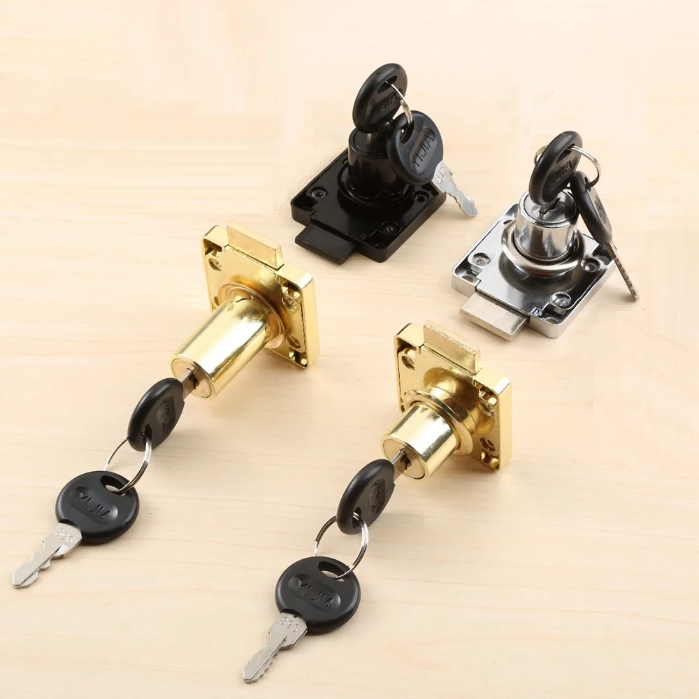 Замки для ящиков из цинкового сплава с 2 ключами замки дверей шкафов офиса стола