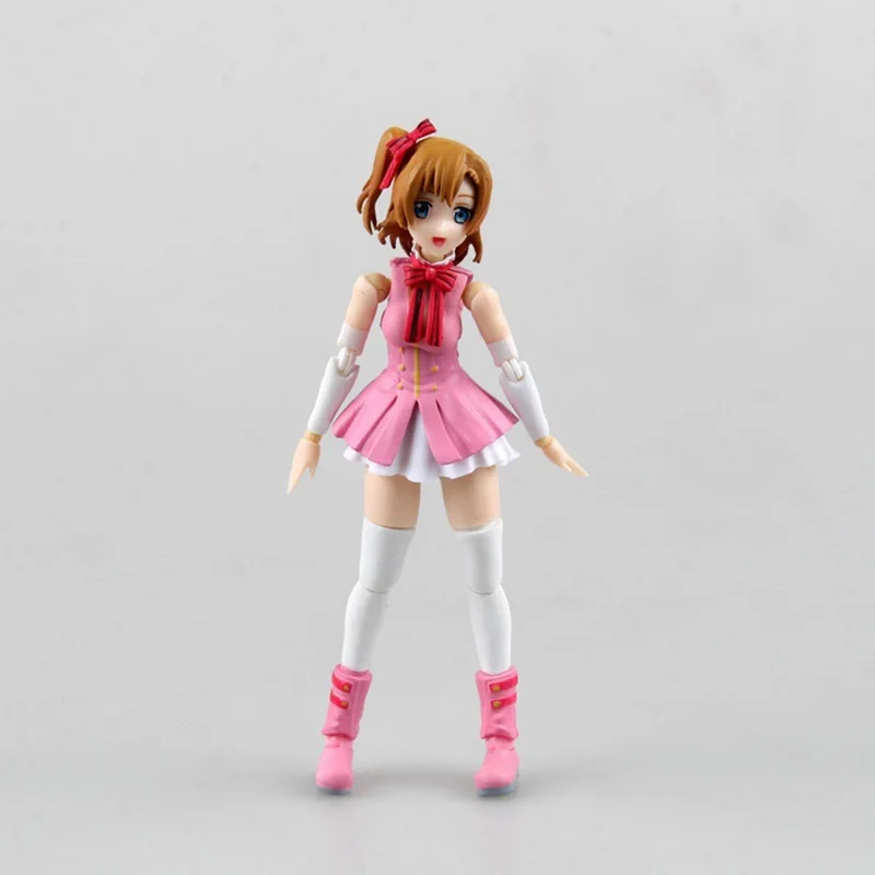 

Anime Love Live! School Idol Project Kousaka Honoka 13CM Face Can Be Changeable PVC Action Figure Collectible Model Toys Gift