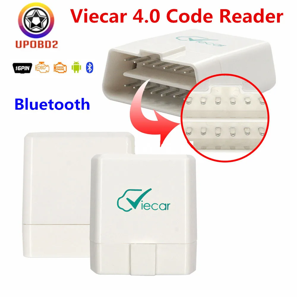 2020 адаптер Viecar для 4 0 ELM327 V1.5 Bluetooth OBD2 диагностический сканер ELM 327 OBDII код штрих