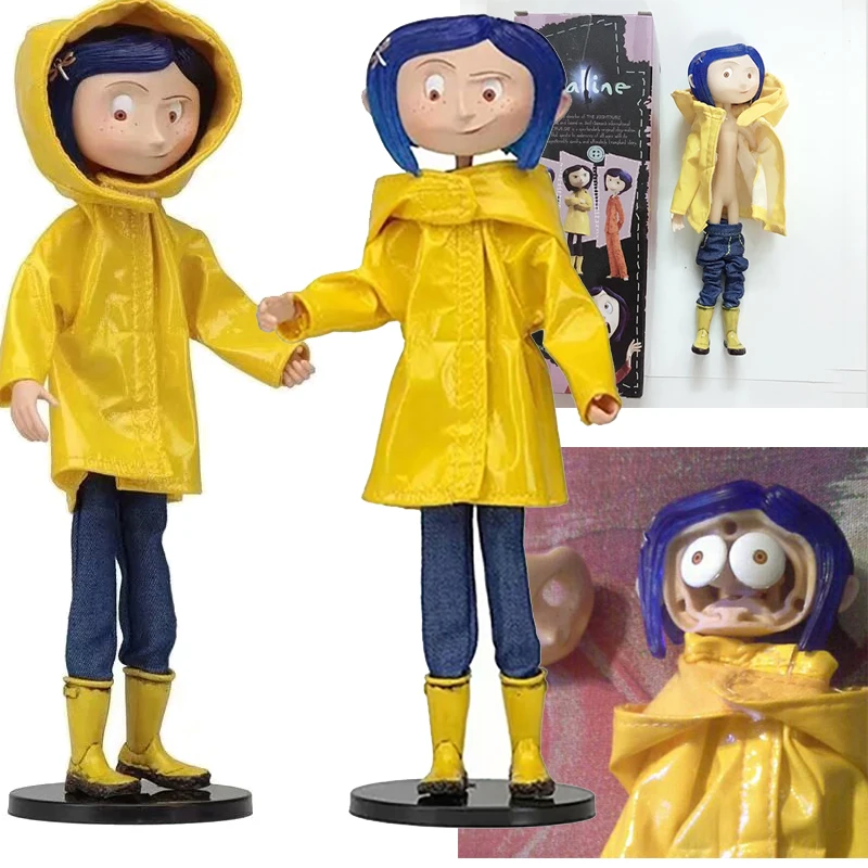 Фигурка NECA Coraline желтый дождевик экшн-фигурка секретная дверь рождественский