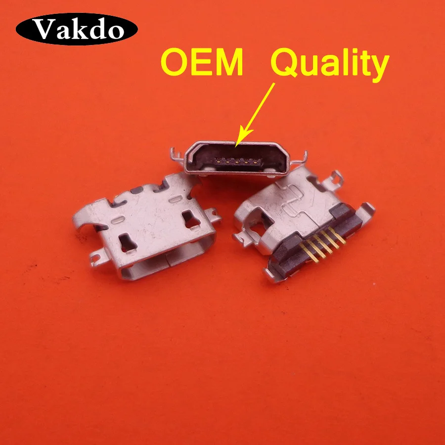 

100pcs micro mini usb Charging port jack socket Connector for Lenovo A319 A536 A6000 A6000T A6010 Vibe A859 P2 P2C72