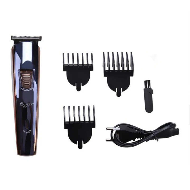 Машинка для стрижки волос surker электрический триммер бороды беспроводная