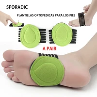 2pcs flat foot arch support orthopedic for plantillas ortopedicas para los pies feet breathable pad hiking camping accessories