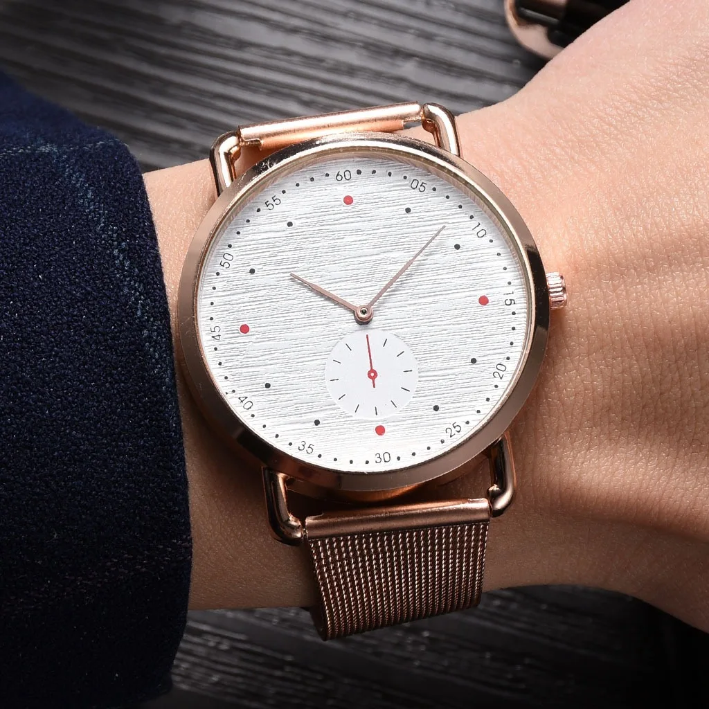 

Womens Top Brand Wrist Watch Luxury Women Fashion Rose Gold Mesh Creative Business Female Quartz Watches Relogio Feminino 2020