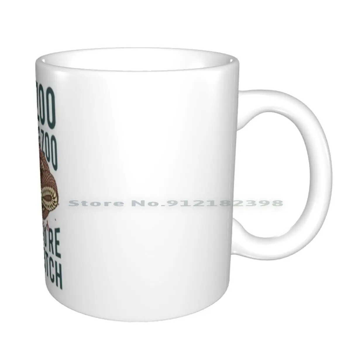 Every Zoo Is A Petting Unless You're Little Ceramic Mugs Coffee Cups Milk Tea Mug Pet Tiger | Дом и сад