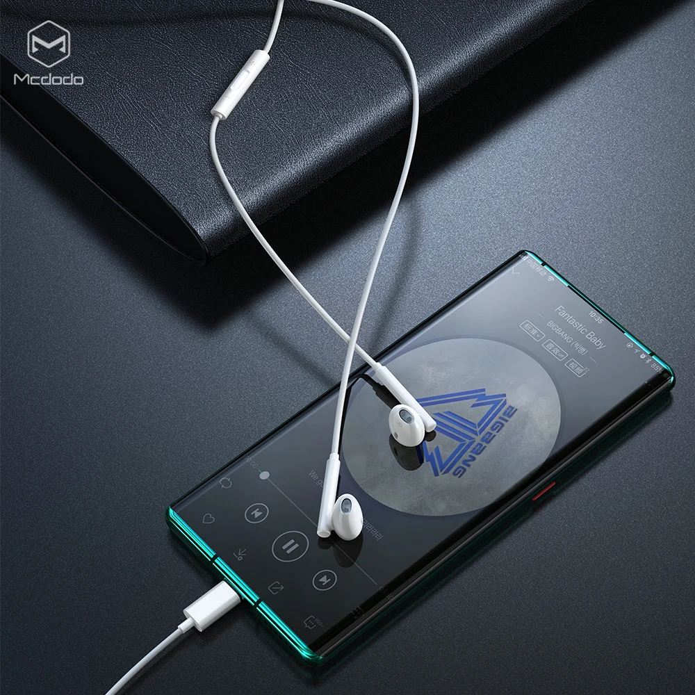 Наушники-вкладыши MCDODO USB Type-c с регулировкой громкости | Электроника