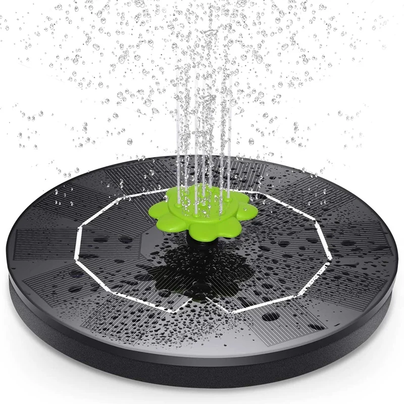 

Насос для фонтана на солнечной батарее, плавающий насос для птиц, ванн, аквариума, уличных садовых украшений