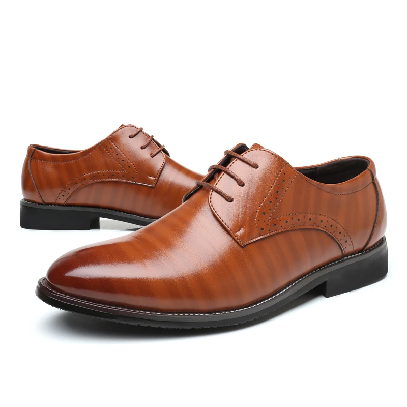 NXY Mens Casual Oxford Shoes PU Leather Man Business for Wedding Party Brand Handmade Flats Morden Gentleman Footwear | Обувь