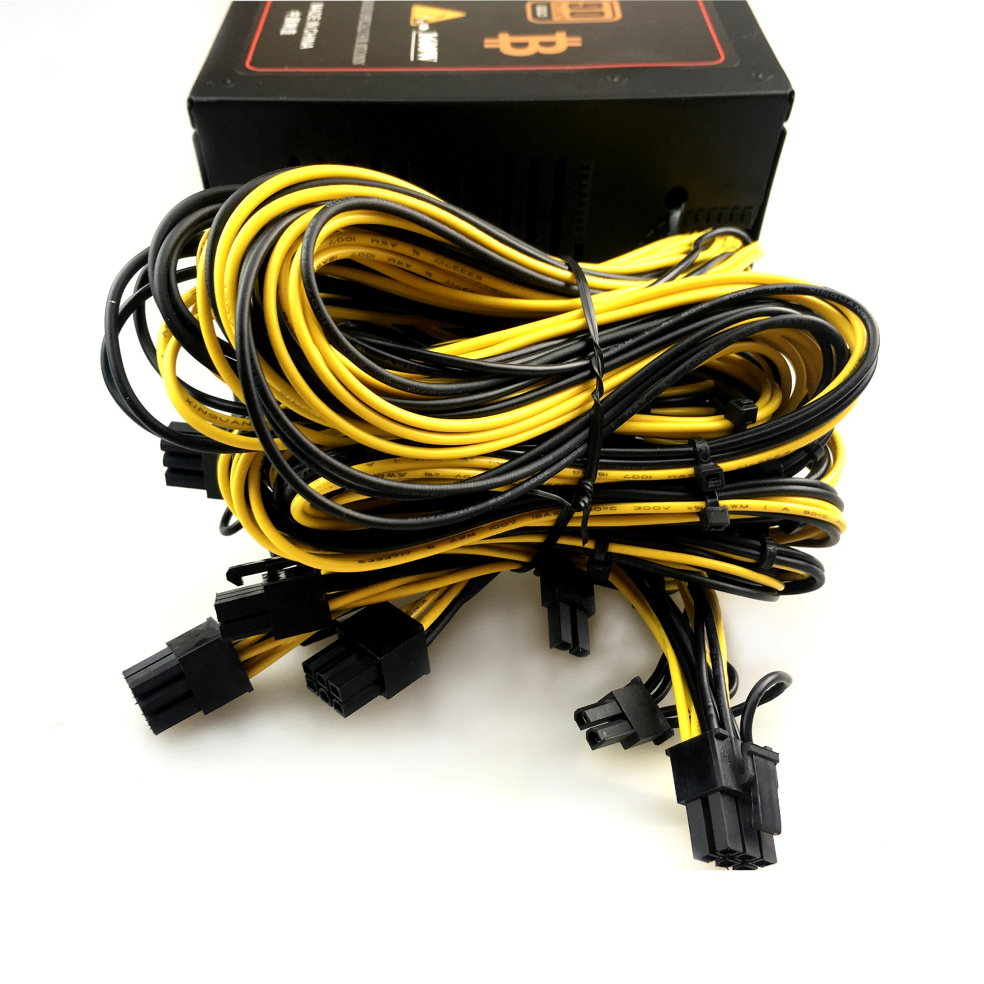 T.F.SKYWINDINTL блок питания для майнинга ПК 1600 Вт APW3 Antminer Miner S9 S7 L3 + D3 QJY99 BTC LTC DASH ATX |
