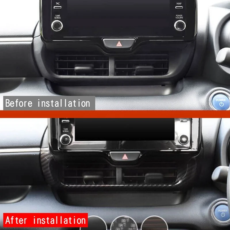 

Car Air Conditioning Central Air Outlet Air Conditioning Air Outlet Decorative Cover for Toyota Yaris CROSS 2020 2021