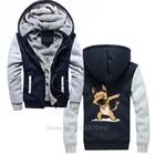 Вытирая Пособия по немецкому языку пастырь в стиле хип-хоп, толстовка с капюшоном Для мужчин Зимний толстый теплый флис (фуфайка в уличном стиле