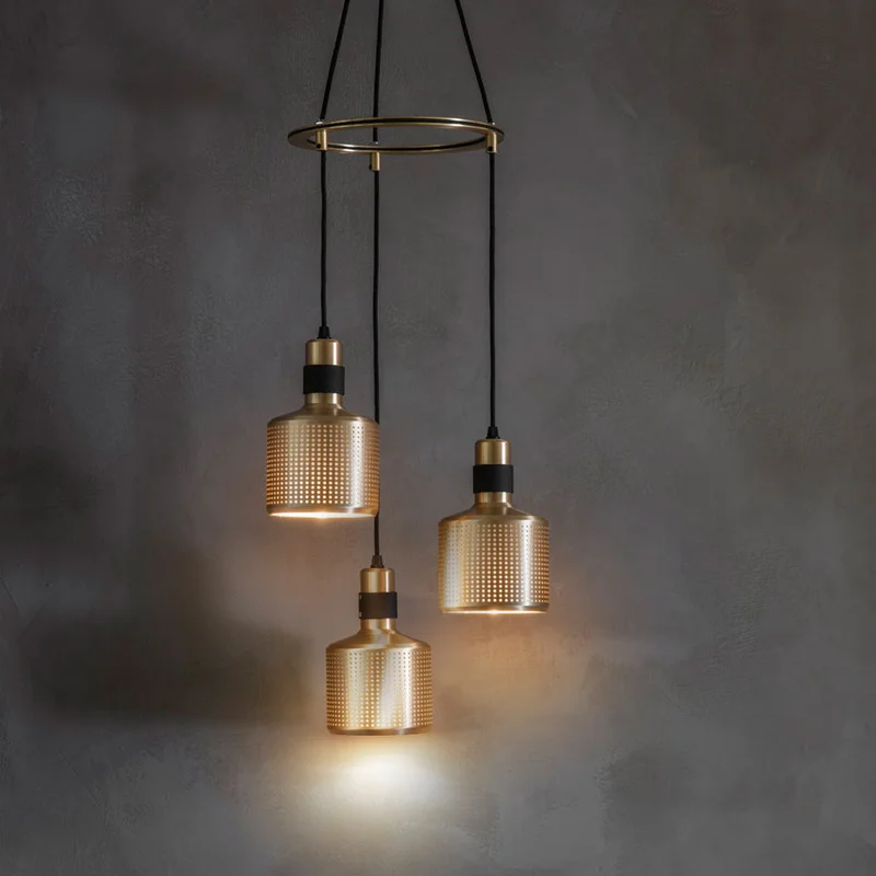 

Light luxury chandelier post modern minimalist living room dining room bedroom creative personality all copper chandelier
