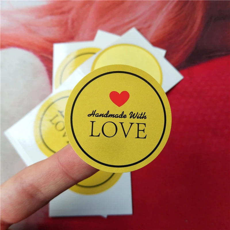 100 шт. наклейки на заказ/свадебные наклейки/прозрачные с логотипом