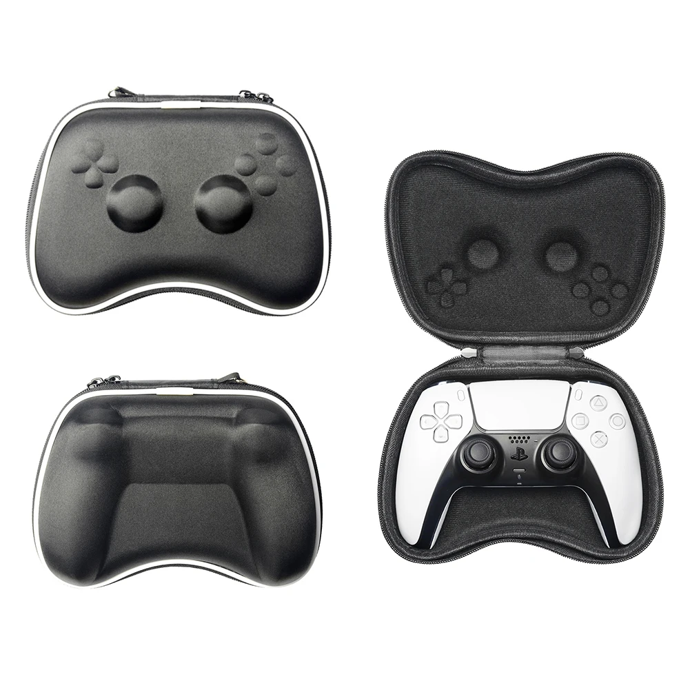 

EVA Hard Storage Bag Carrying Case for PS5 DualSense Controller Housing Shell Shockproof Protective Cover Case for PS5 Gamepad