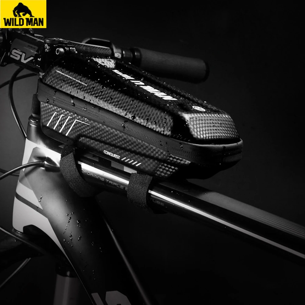 Передняя велосипедная сумка для дикого человека водонепроницаемая