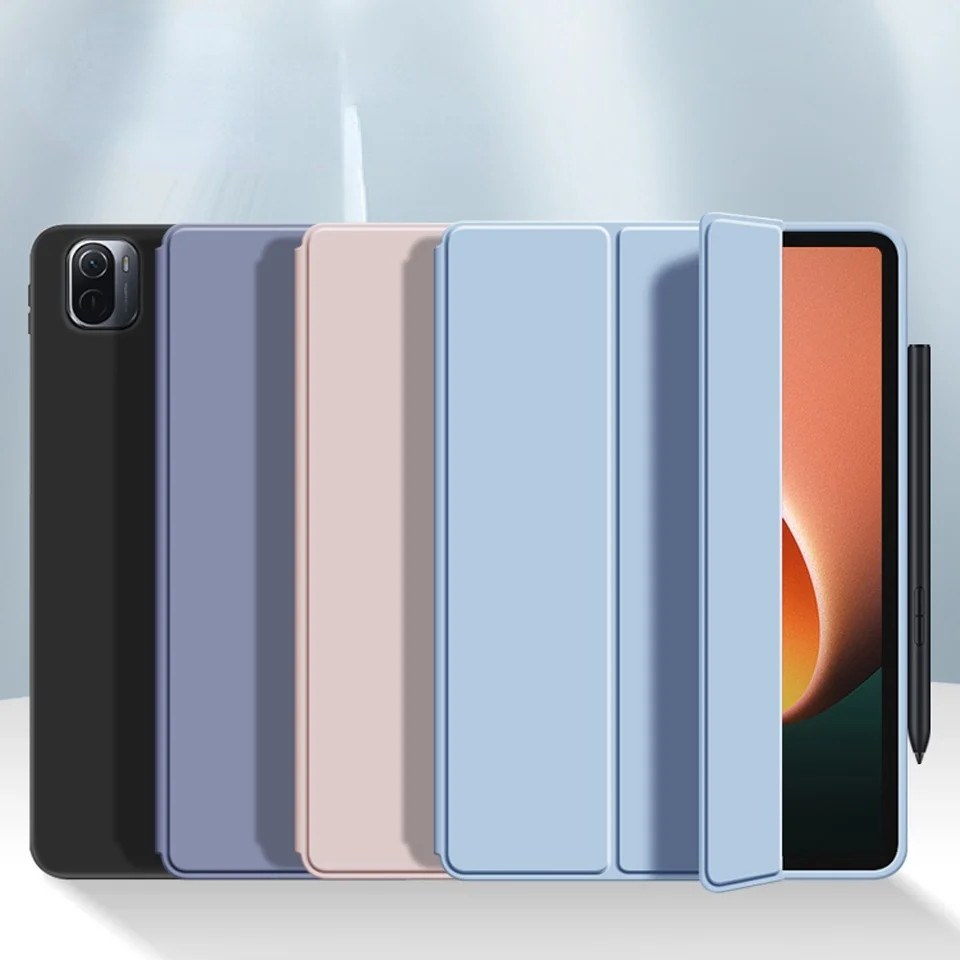 

For Xiaomi Pad 5 Case for mi pad 5 5 Pro Case Mi Pad 4 Case Auto Wake up and Sleep Silicone Cover Funda Support Charging