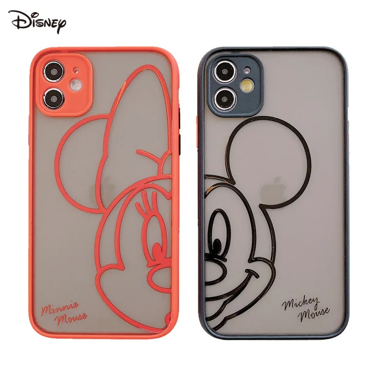 

Disney Mickey Phone Case for iPhone11 Case for iPhone7/8Plus SE/XR/XS/12Pro/11Promax/12Promax Minnie Phone Case