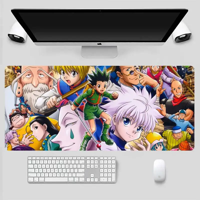 

hunter x hunter Gaming Player desk laptop Rubber Mouse Mat Desk Table Protect Game Office Work X XL Non-slip Laptop Cushion