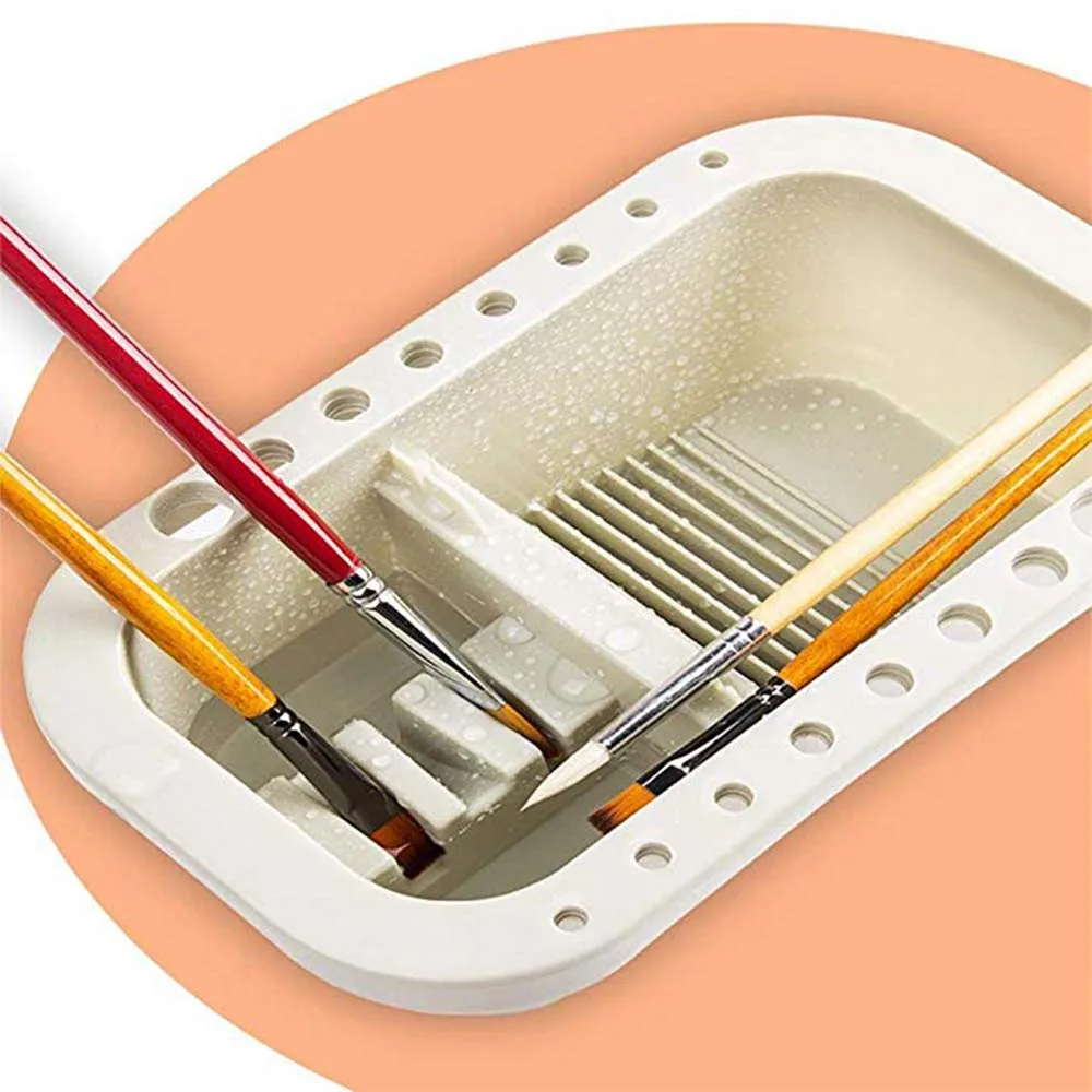 Многофункциональная кисточка с держателем для кисти и палитрой Акварельная