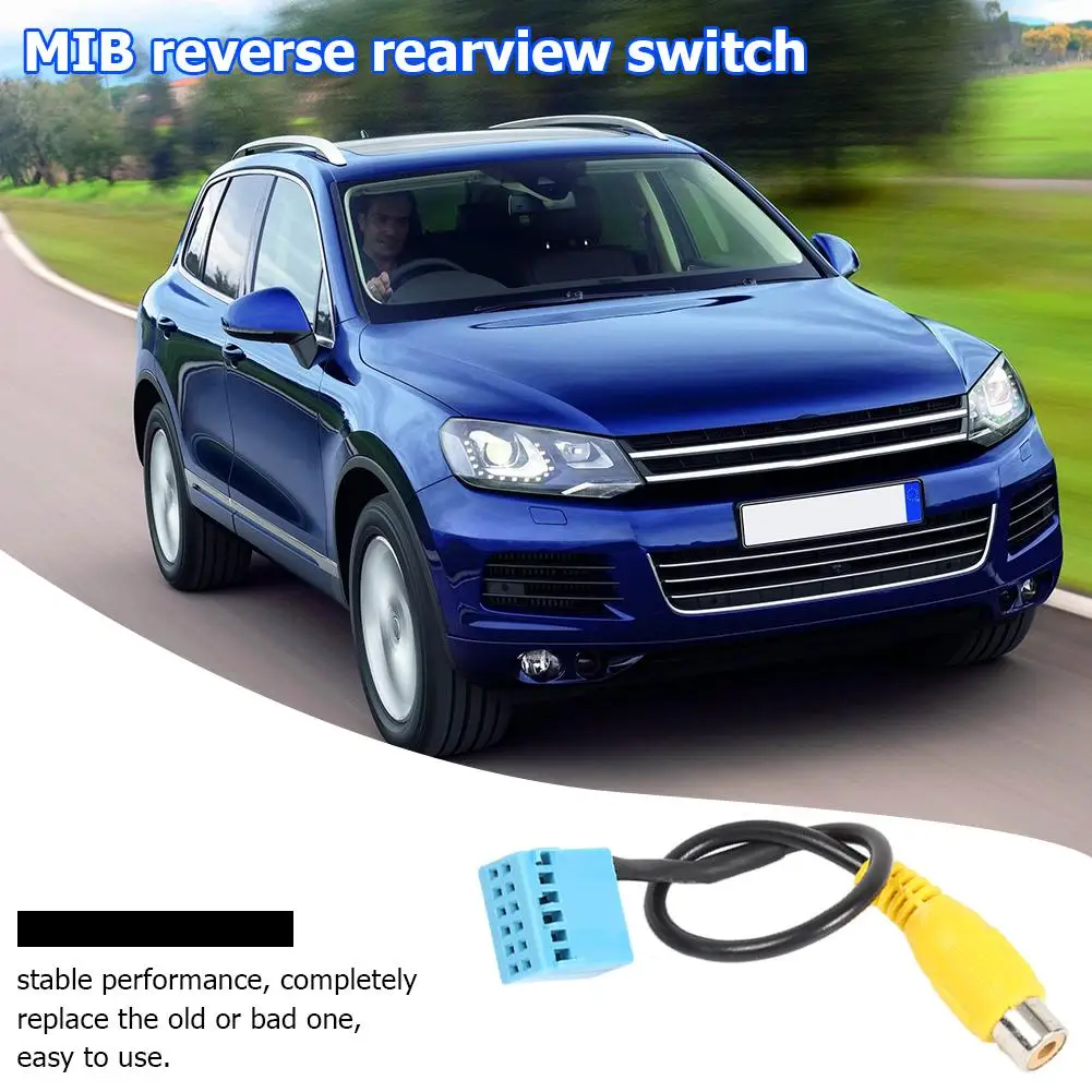 

Кабель-адаптер MIB RVC для камеры заднего вида, замена для Volkswagen Golf MK5 MK6, практичная эксплуатация, простой и удобный