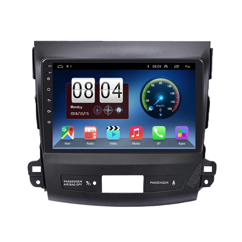 Автомобильный dvd плеер на android 10 0 gps мультимедийный радио для Mitsubishi Outlander 2006 2014 Peugeot