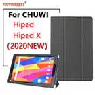Чехол для CHUWI Hipad X 10,1 дюймов планшетный ПК, модный 3 сложения Folio PU кожаный чехол-подставка для Chuwi hipad + стилус + экран