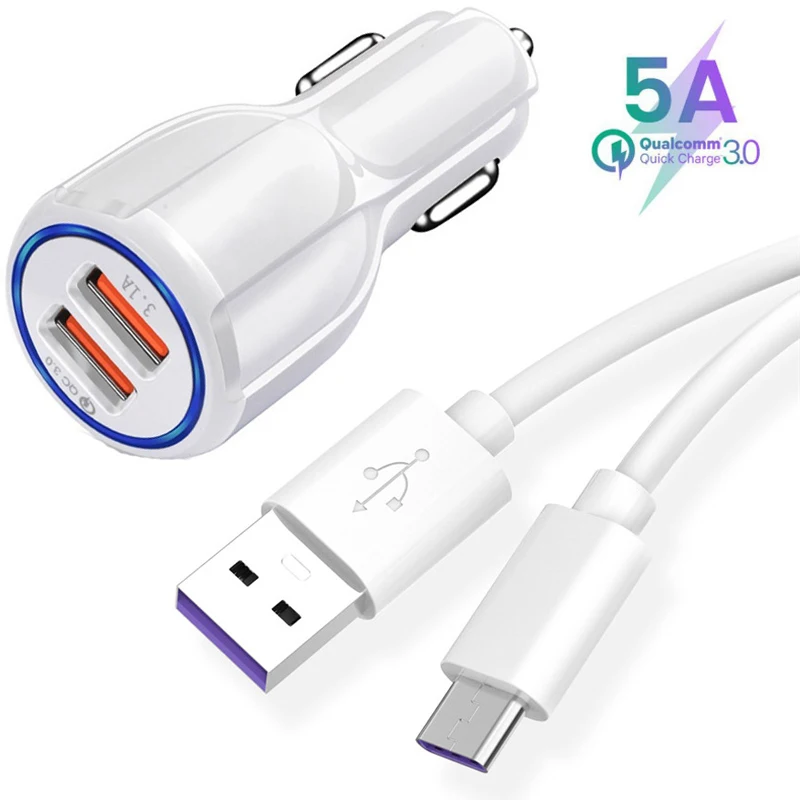Кабель USB Type C для быстрой зарядки Huawei P30 P20 Pro Lite Mate 30 20 Samsung S10 S9 Plus|Зарядные