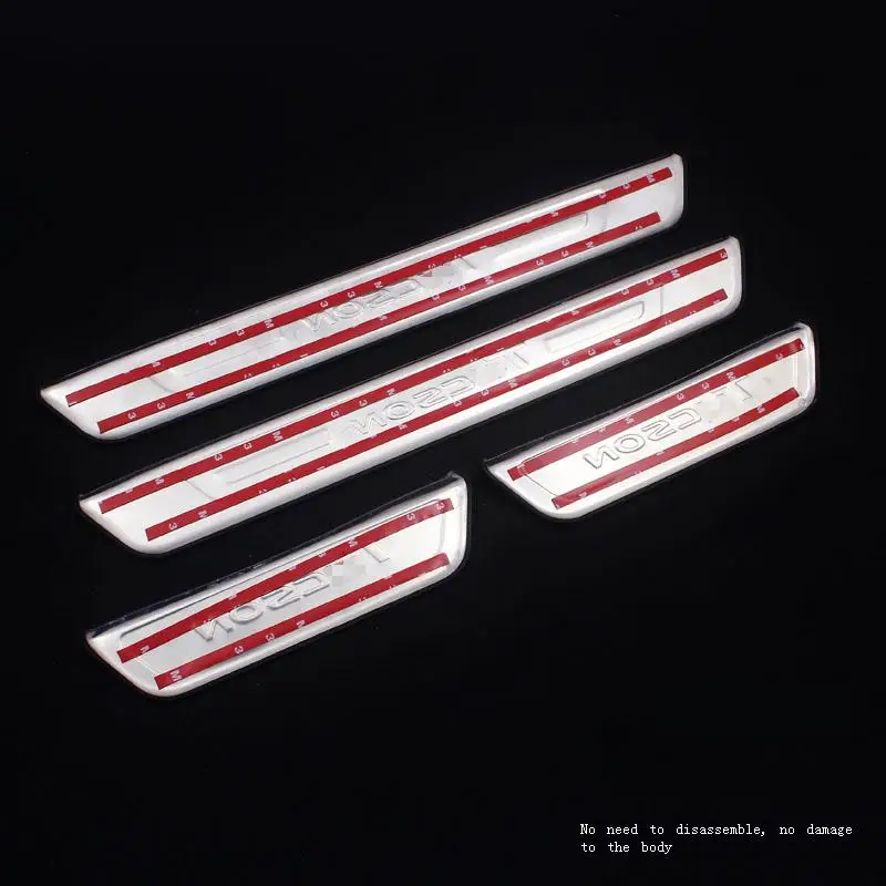 

Samochodowe Acessorios Para Carros Sticker Exterior Car Decoration Accessories Door Welcome Pedal 2015 FOR Hyundai Tucson