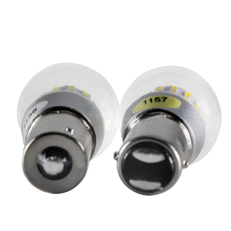 2шт лампада led carro светильник p21W 1156 BA15S 1157 BAY15D py21w canbus super 12v 24v интерьерная лампа