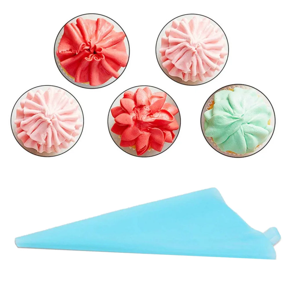 

50/26/14/8 pcs Silicone Pastry Bag Tips Kitchen DIY 48 Icing Piping Nozzle + Cream Reusable Cake Decorating Tools Pastry Bags