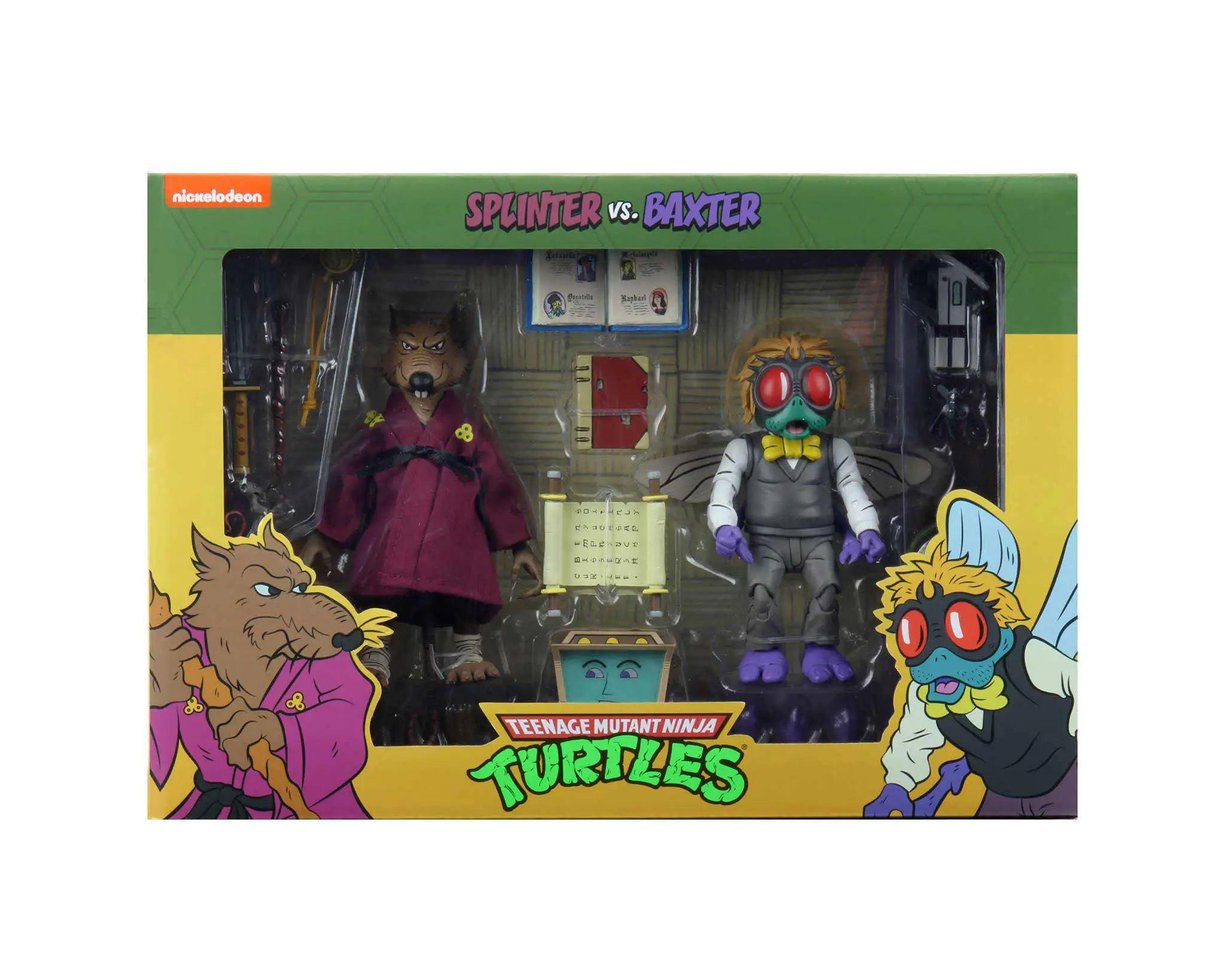 

Teenage Mutant Ninjaa Turtlees Action Figure Splinter VS Baxter Joints Movable Model Ornaments Children Toys Birthday Gifts