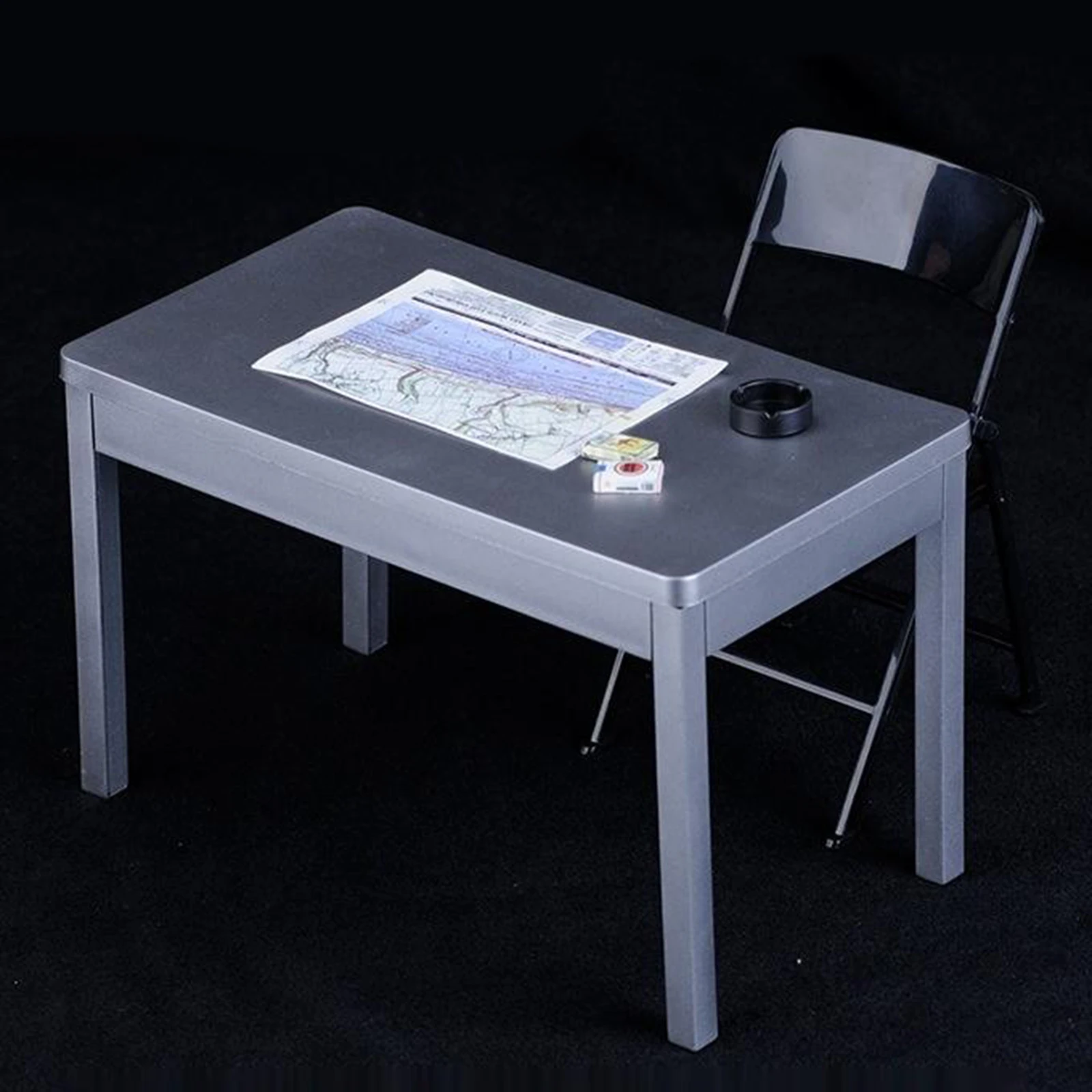 

1/6 Silver Table Model for 12inch BBI Figures Sandtable Ornaments