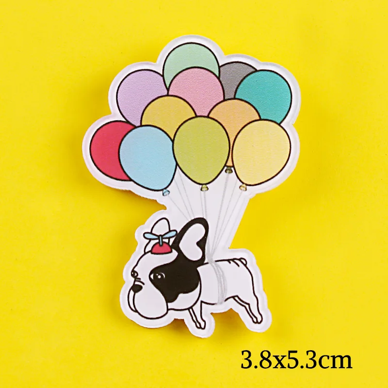 1 шт. микс Единорог Панда Кролик Рисунок Кот мультфильм флуоресцентные булавки