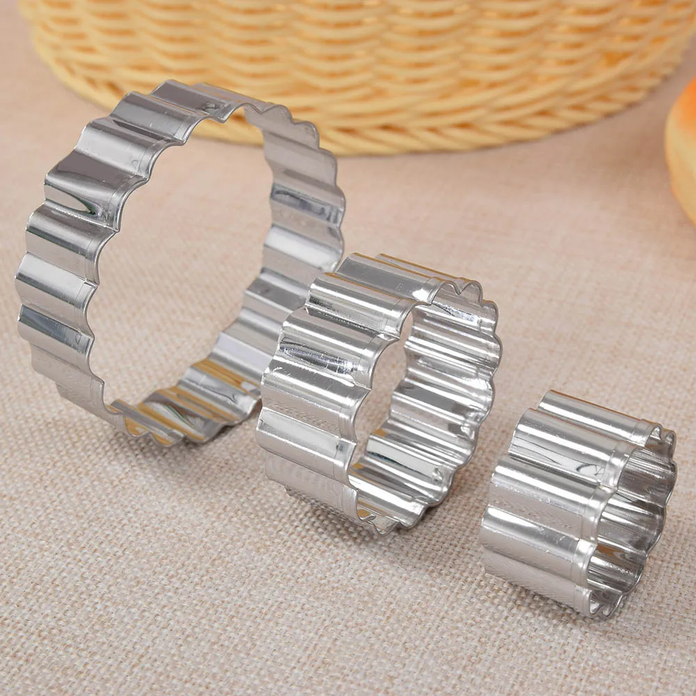 3 шт./компл. цветок формы для печенья Нержавеющая сталь гвоздики украшения