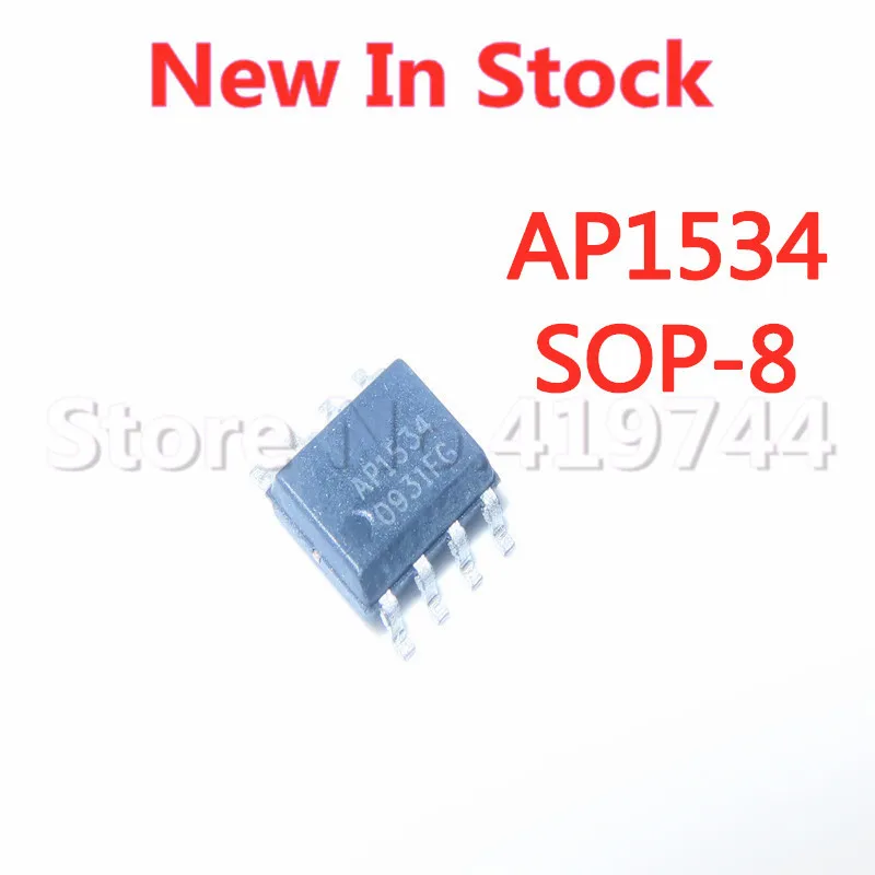 5 шт./лот AP1534 SOP8 AP1534SG-13 лапками углублением SOP-8 драйвер платы ЖК-дисплея чип управления питанием в наличии новый оригинальный IC