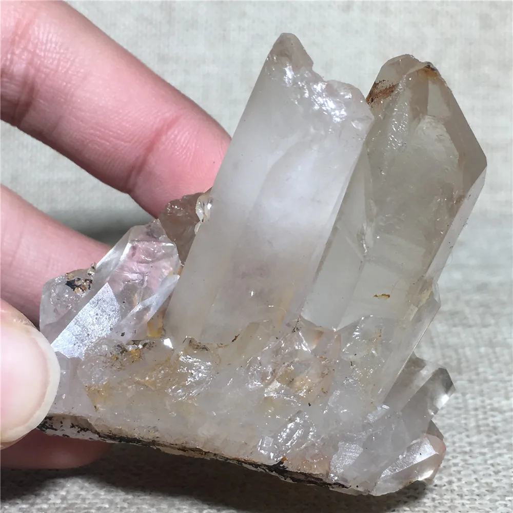 

Natural Crystals Cluster Raw Ore Mineral Treatment Point Quartz Gift Home Decoration Crafts Ornament Healing Stones Specimen