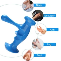 1pc portable handheld deep tissue trigger point reflexology body home spa self massager tool for blood circulation