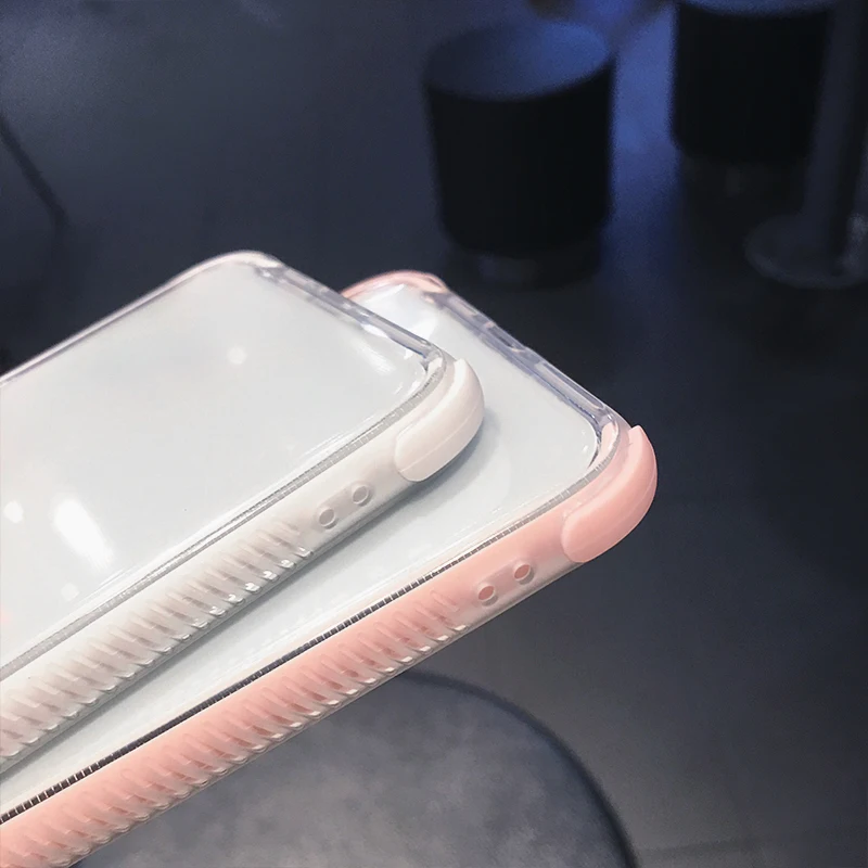 Прозрачный чехол с полным корпусом для iPhone 11 Pro Max X XS XR 7 8 6s 6 Plus двухслойная