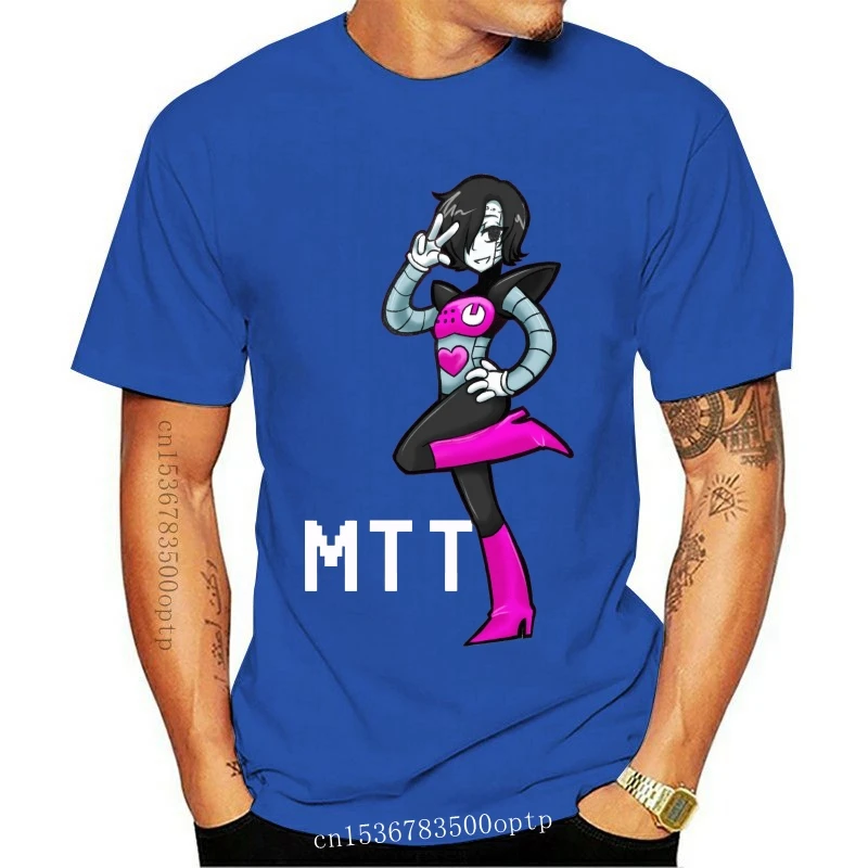 

Новая летняя Базовая повседневная короткая хлопковая Футболка Ike3h7 Mettaton Undertale (стандартные, большие и высокие размеры в комплекте)