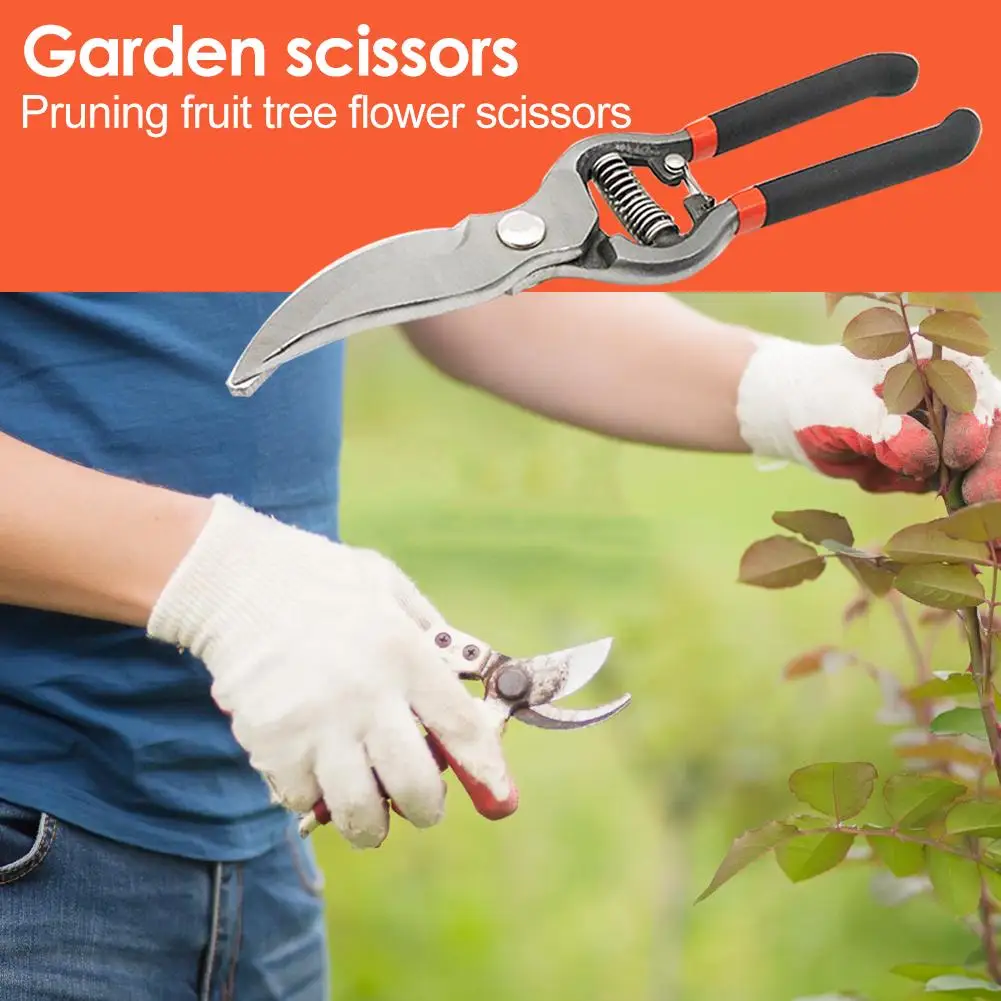 

Anti Slip Lawn Grass Scissors Fence Branch Pruner Trimmer Gardening Cutting Tree Plant Shear Dropshipping